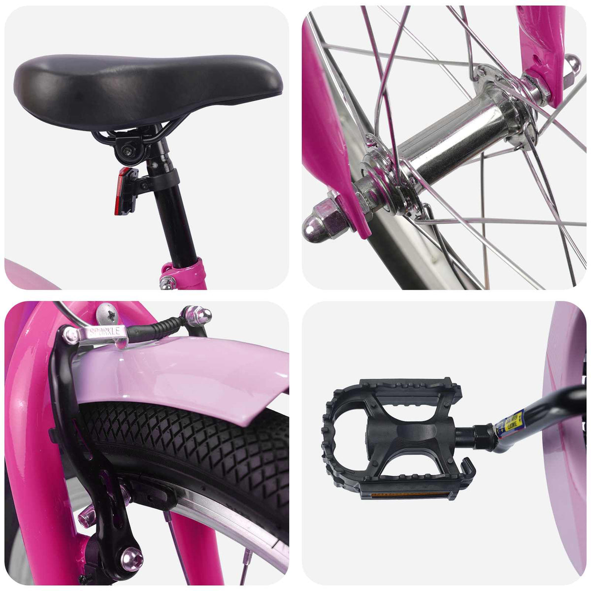 Bicicleta Infantil Para 6-11 Años Oscuro