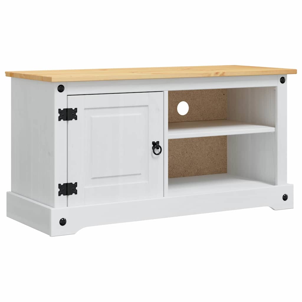 Mueble De Tv Corona 100 X 40 X 52 Cm Madera De Pino Macizo