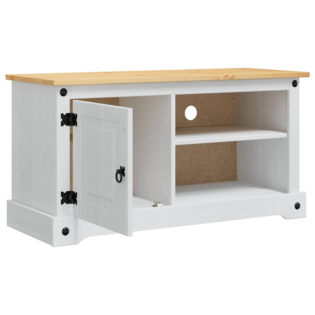 Mueble De Tv Corona 100 X 40 X 52 Cm Madera De Pino Macizo