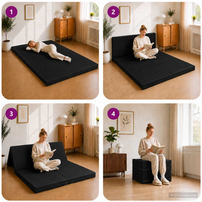 Sofá Cama Plegable 140 X 67 X 15 Cm