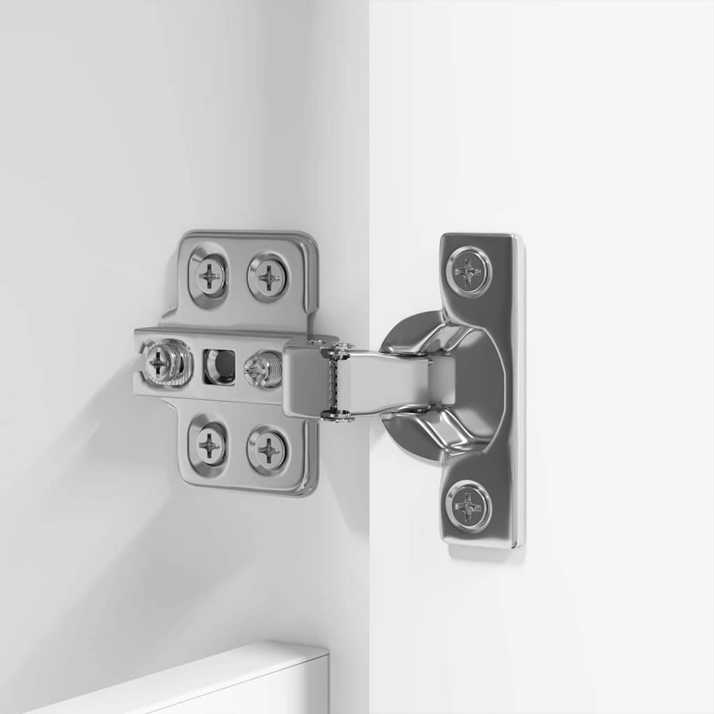 Armario Con Espejo De Baño 60 X 20 X 60 Cm Madera Contrachapada