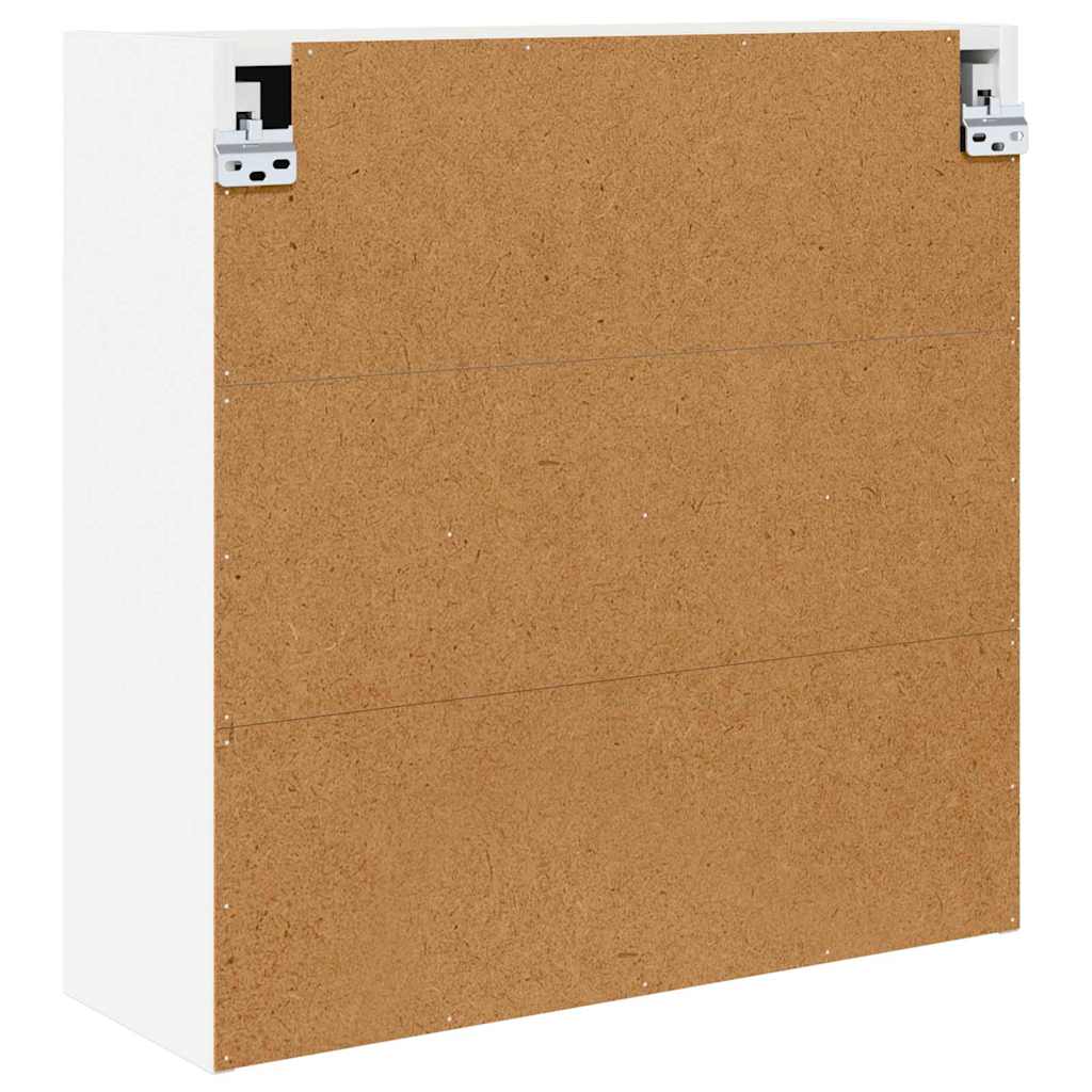 Armario Con Espejo De Baño 60 X 20 X 60 Cm Madera Contrachapada