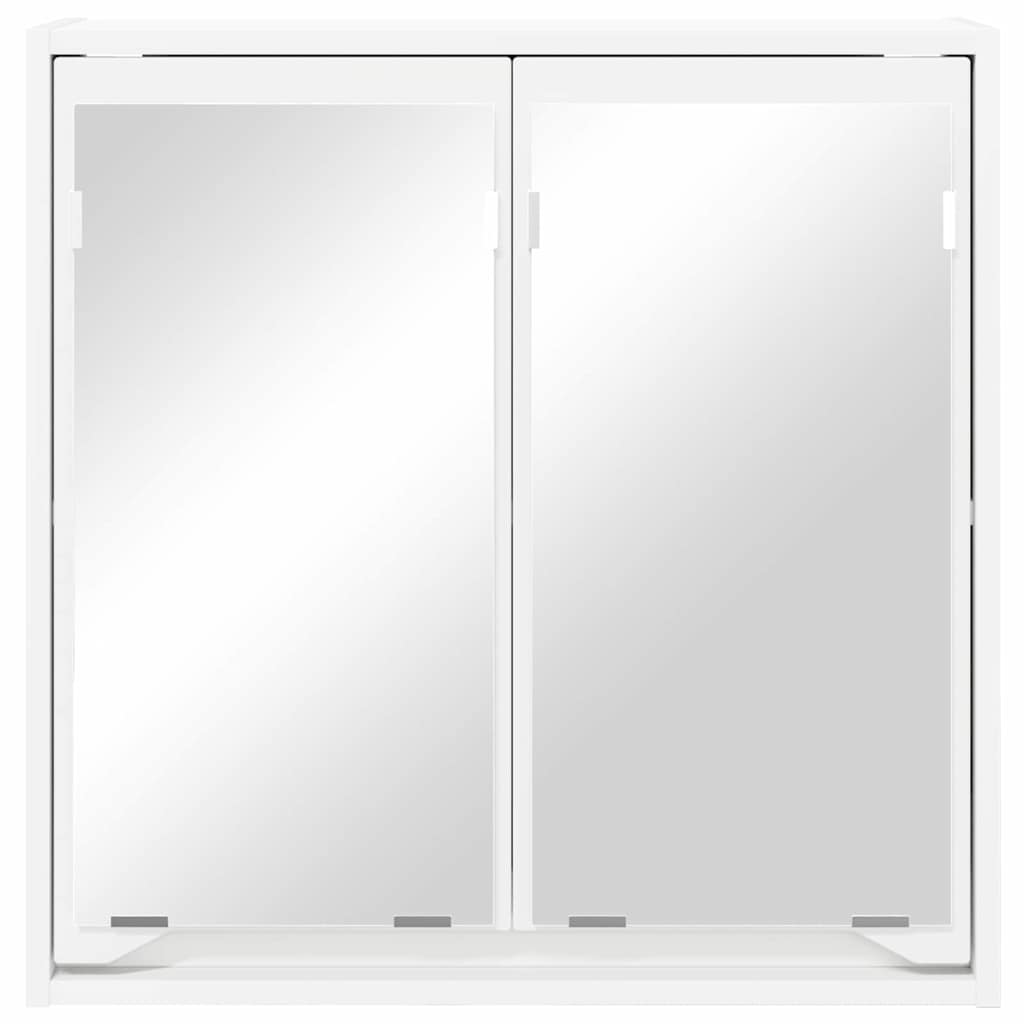Armario Con Espejo De Baño 60 X 20 X 60 Cm Madera Contrachapada