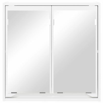 Armario Con Espejo De Baño 60 X 20 X 60 Cm Madera Contrachapada