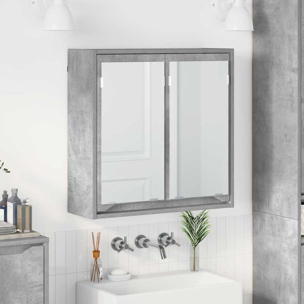 Armario Con Espejo De Baño 60 X 20 X 60 Cm