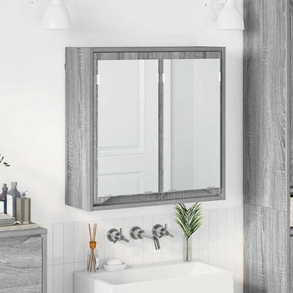 Armario Con Espejo De Baño 60 X 20 X 60 Cm