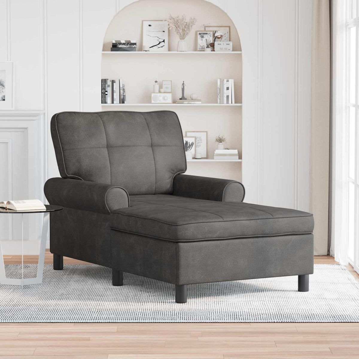 Sillón Reclinable Cuero Sintético