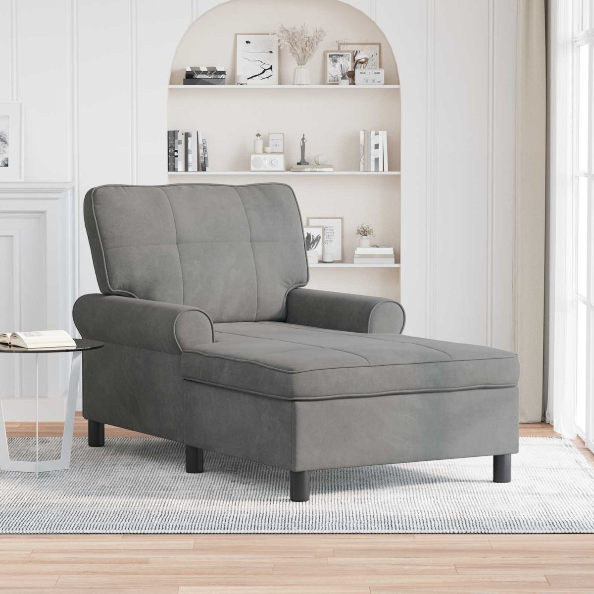 Sillón Reclinable 91 X 157 X 91 Cm Terciopelo