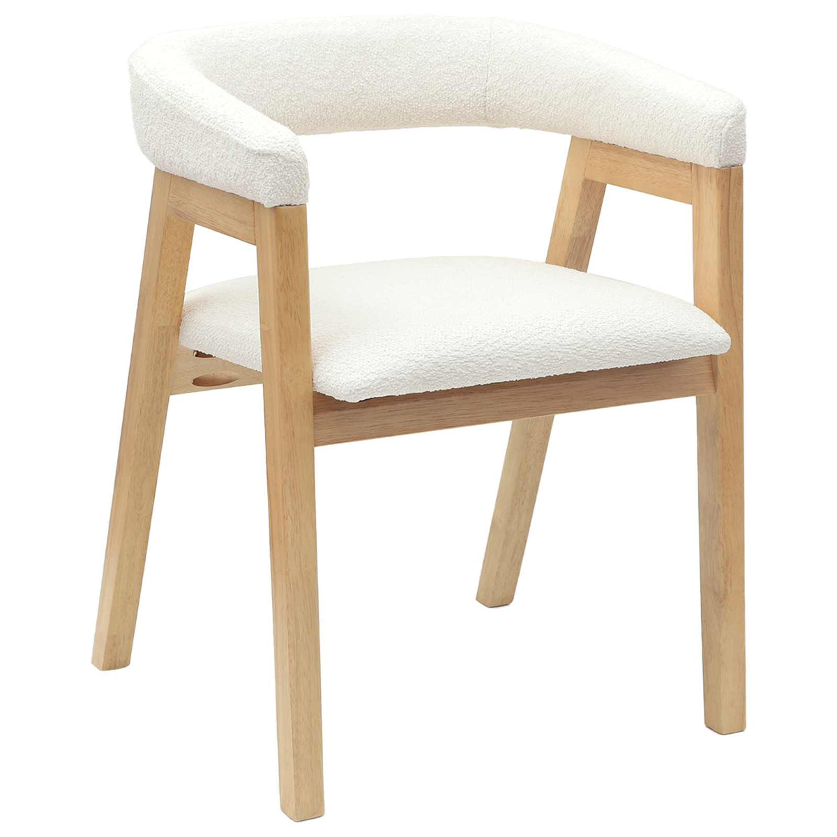 Sillas De Comedor 2 Uds. Madera De Caucho Sólido Natural