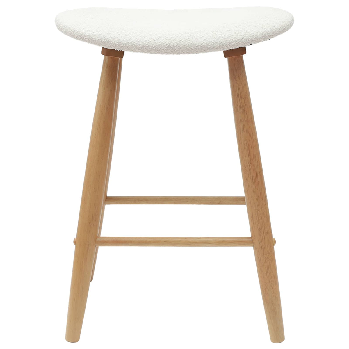 Sillas De Comedor 2 Uds. Madera De Caucho Sólido Natural