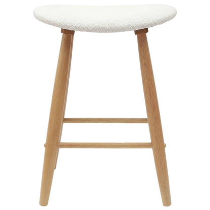 Sillas De Comedor 2 Uds. Madera De Caucho Sólido Natural