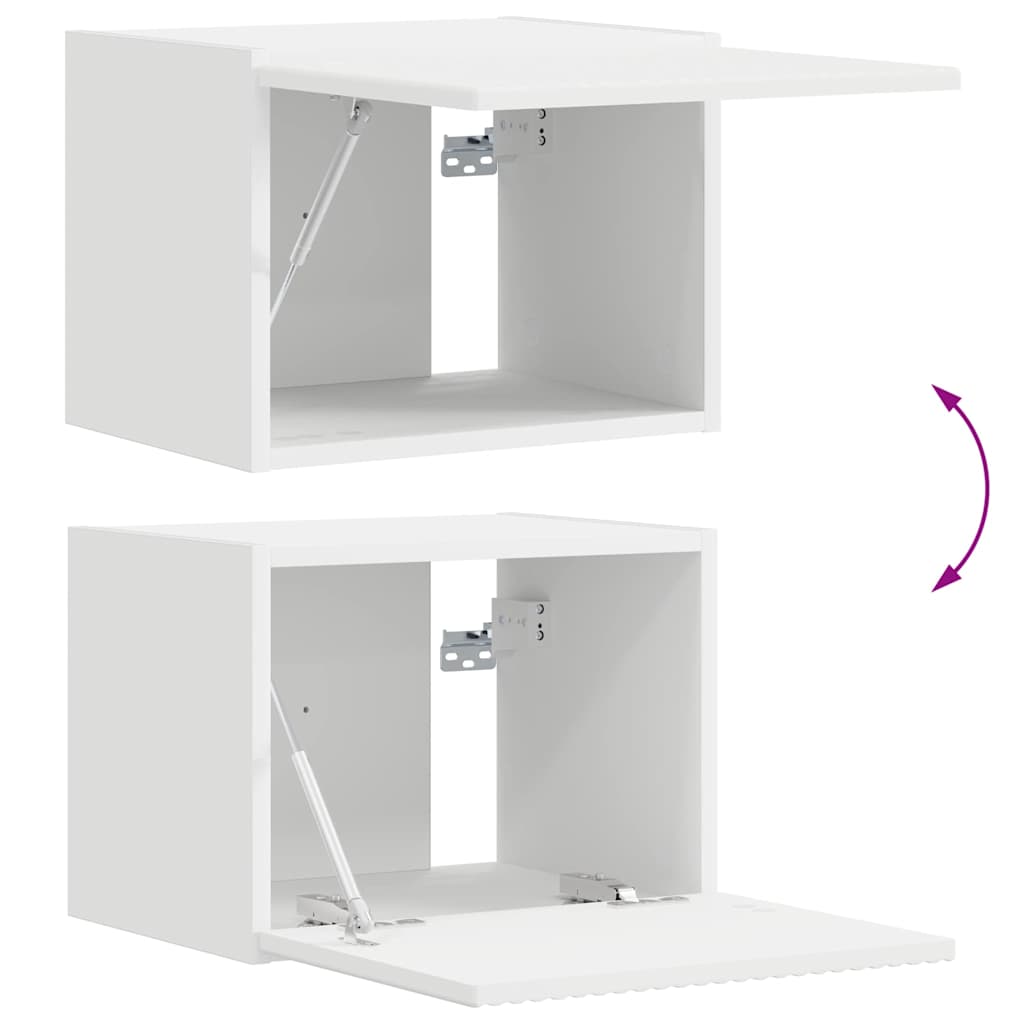 Mueble De Tv Montado En La Pared 39 X 31 X 29,5 Cm