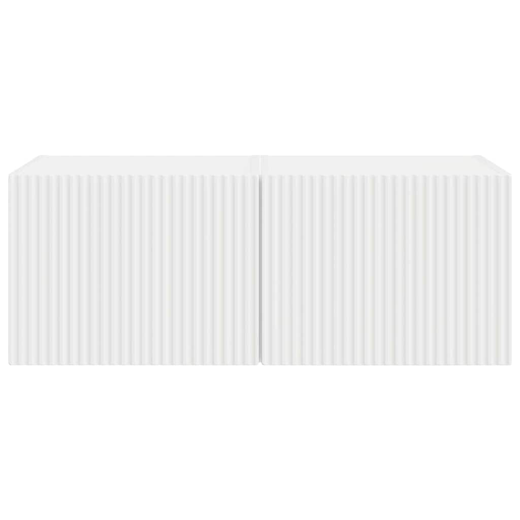 Mueble De Tv Montado En La Pared 2 Pcs 39 X 31 X 29,5 Cm