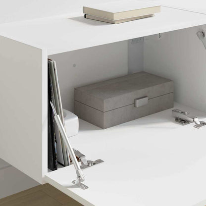 Mueble De Tv Montado En La Pared 2 Pcs 60 X 31 X 29,5 Cm