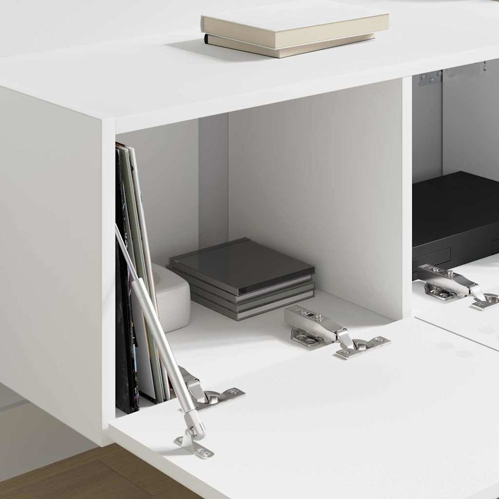 Mueble De Tv Montado En La Pared 2 Pcs 78,5 X 31 X 29,5 Cm