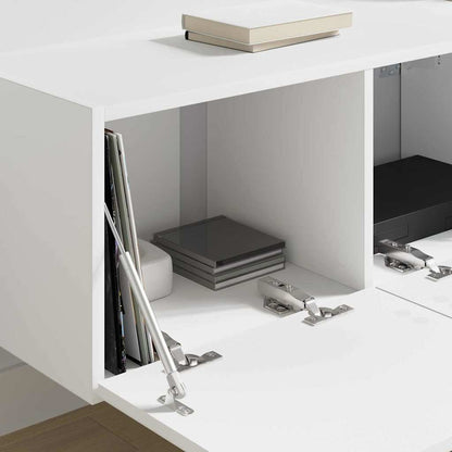 Mueble De Tv Montado En La Pared 2 Pcs 78,5 X 31 X 29,5 Cm