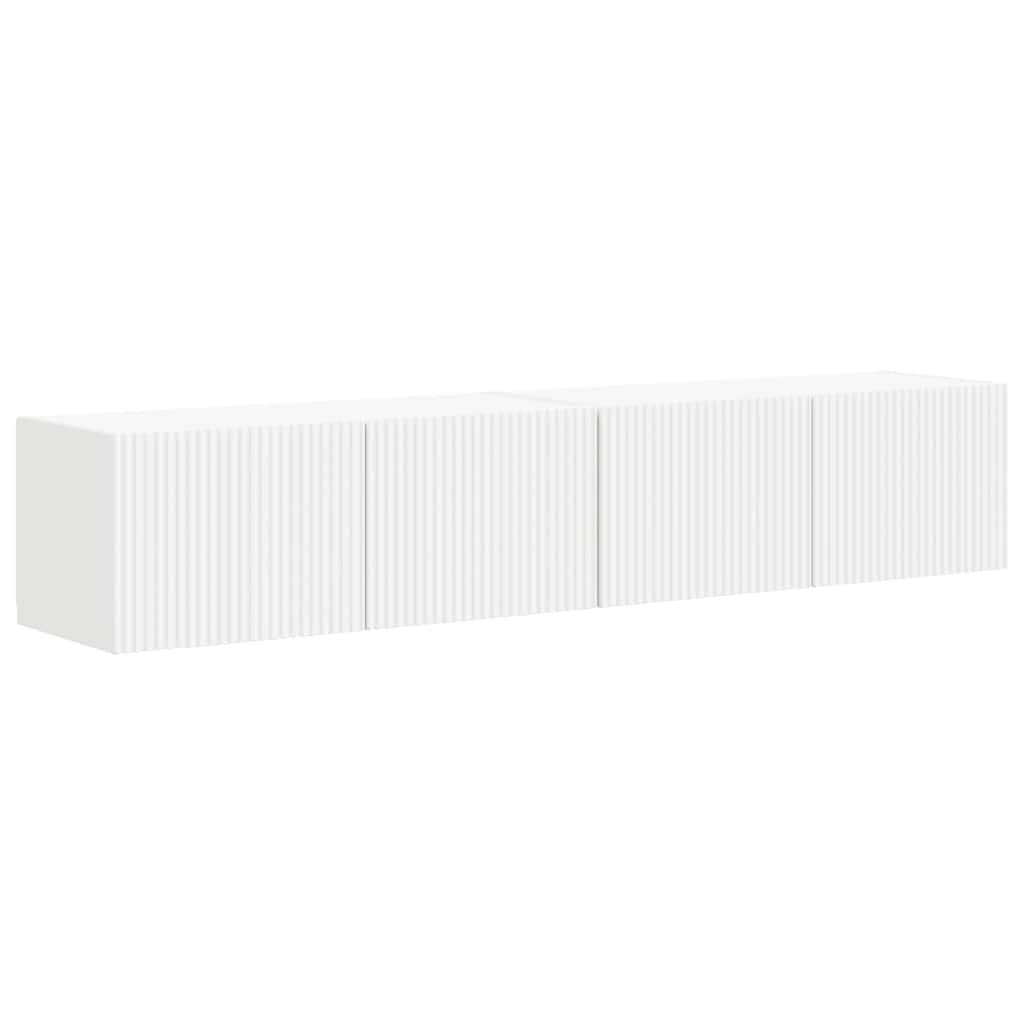 Mueble De Tv Montado En La Pared 2 Pcs 78,5 X 31 X 29,5 Cm