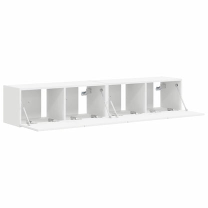 Mueble De Tv Montado En La Pared 2 Pcs 78,5 X 31 X 29,5 Cm