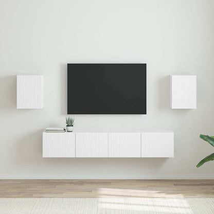 Mueble De Tv Montado En La Pared 2 Pcs 30 X 31 X 40 Cm