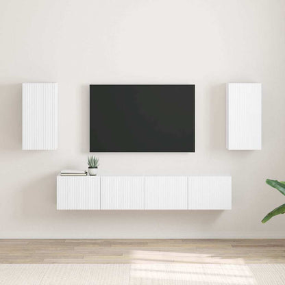 Mueble De Tv Montado En La Pared 2 Pcs 30 X 31 X 60 Cm