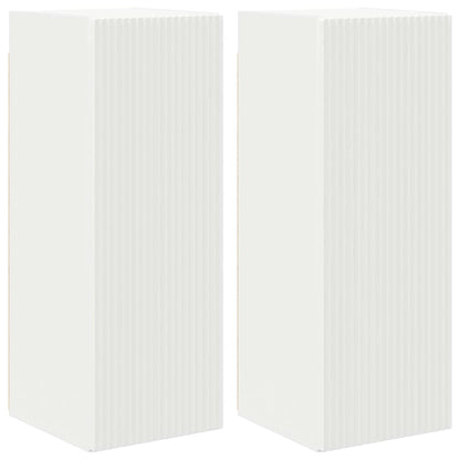 Mueble De Tv Montado En La Pared 2 Pcs 30 X 31 X 80 Cm
