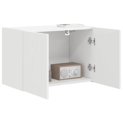 Mueble De Tv Montado En La Pared 59,5 X 31 X 40 Cm