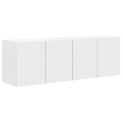 Mueble De Tv Montado En La Pared 2 Pcs 59,5 X 31 X 40 Cm