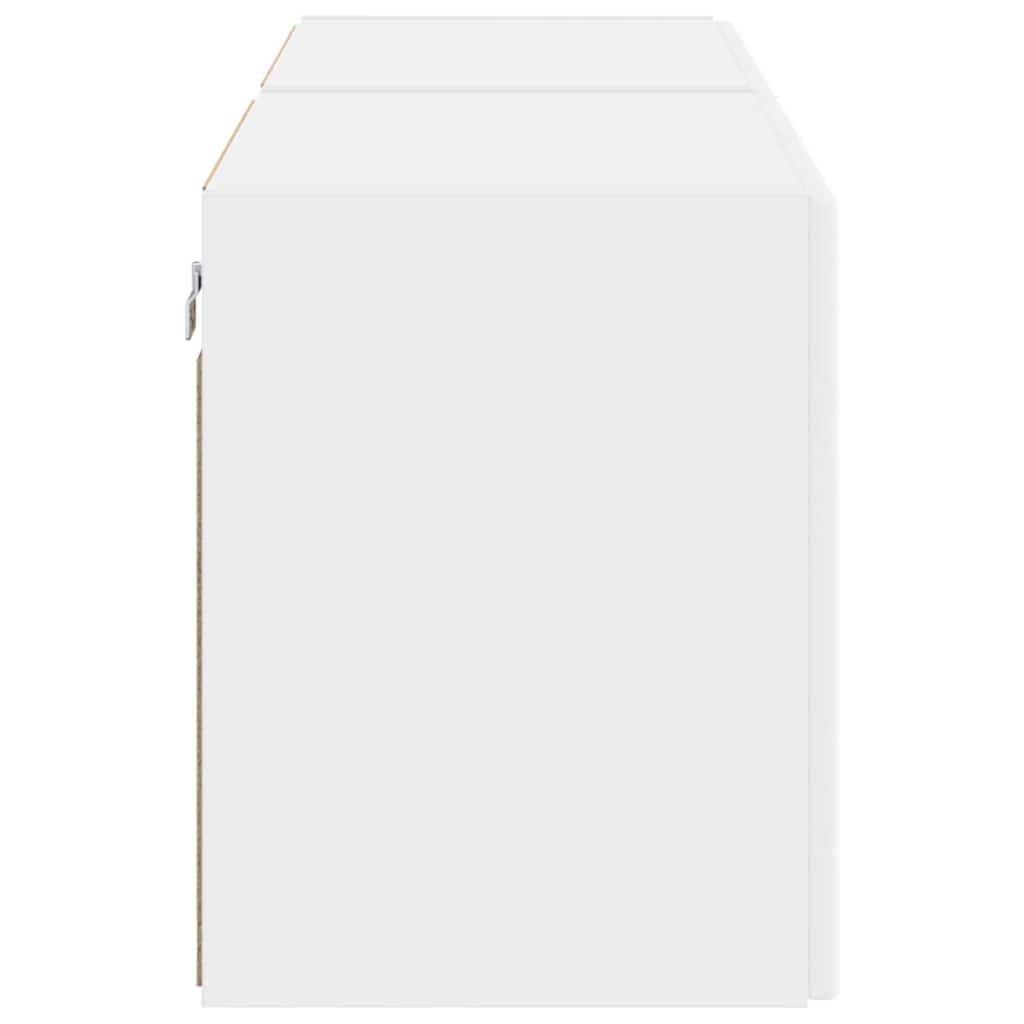Mueble De Tv Montado En La Pared 2 Pcs 59,5 X 31 X 40 Cm