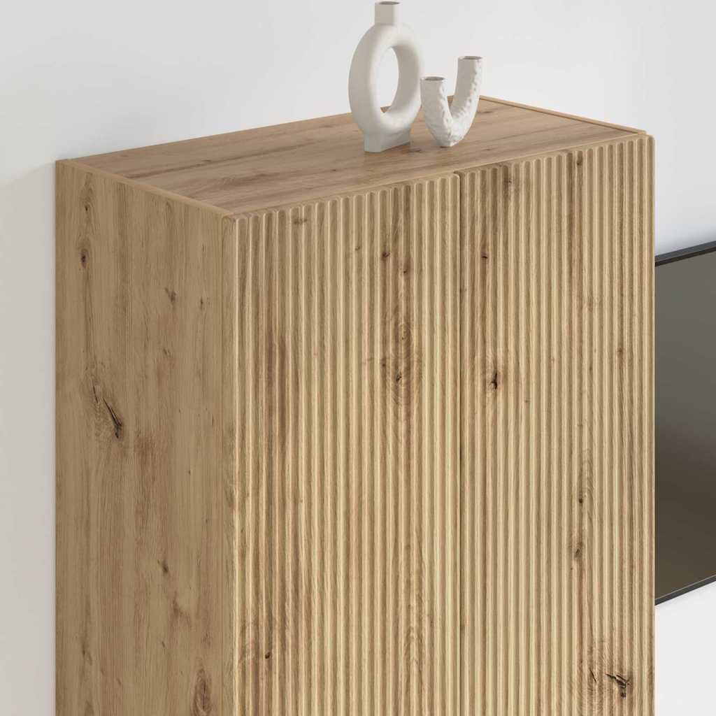 Mueble De Tv Montado En La Pared 59,5 X 31 X 60 Cm
