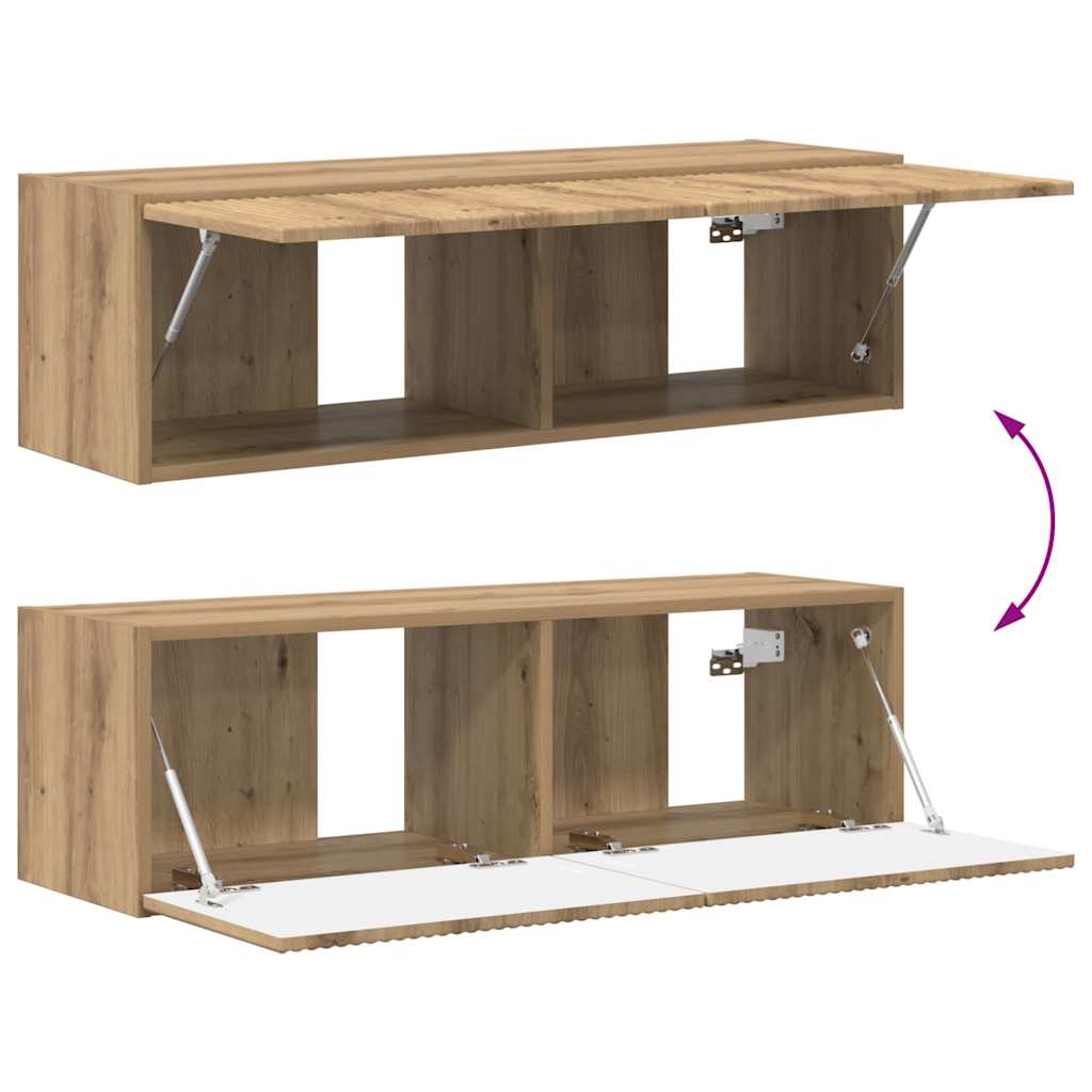 Mueble De Tv Montado En La Pared 59,5 X 31 X 60 Cm