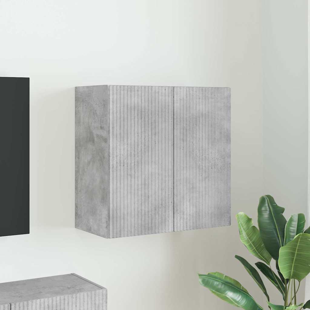 Mueble De Tv Montado En La Pared Roble Artesanal