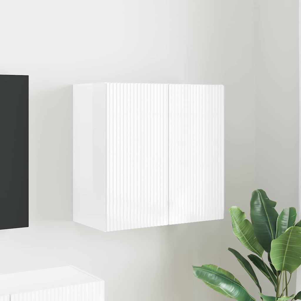 Mueble De Tv Montado En La Pared Roble Artesanal