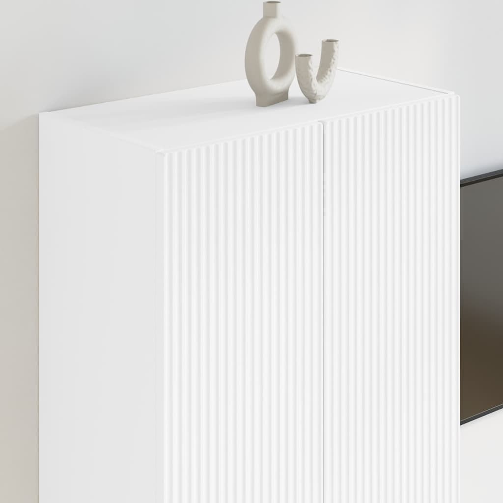 Mueble De Tv Montado En La Pared 59,5 X 31 X 80 Cm