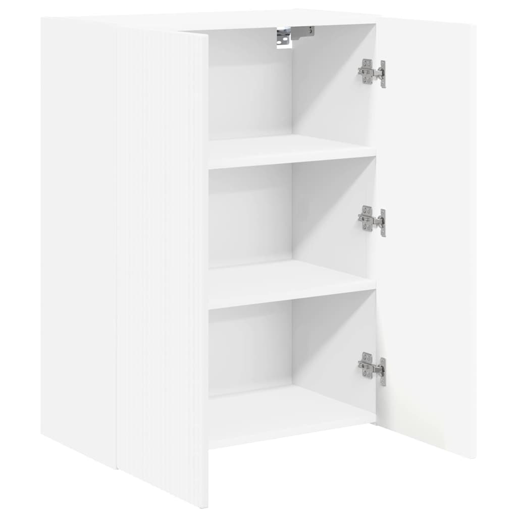 Mueble De Tv Montado En La Pared 59,5 X 31 X 80 Cm
