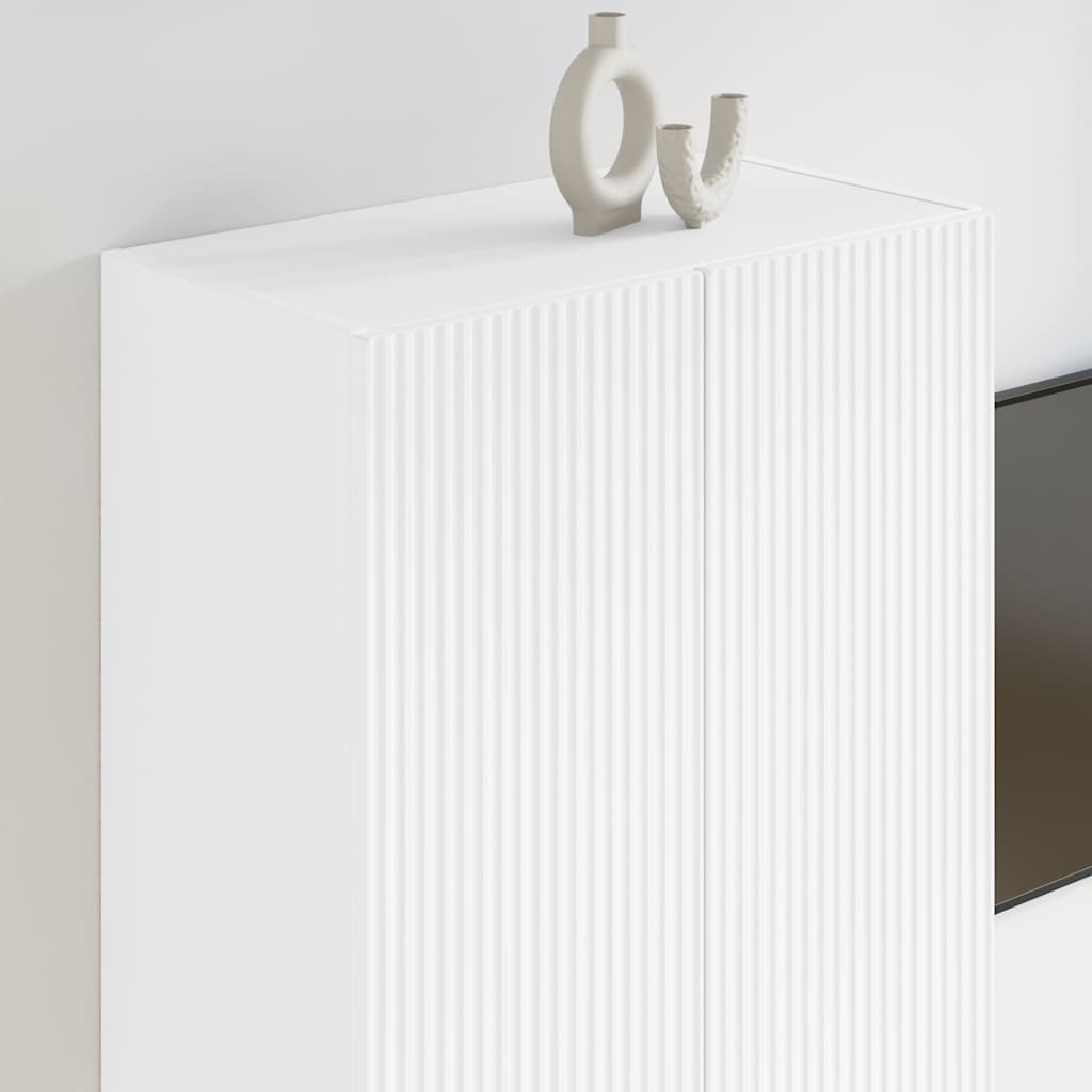 Mueble De Tv Montado En La Pared 59,5 X 31 X 100 Cm