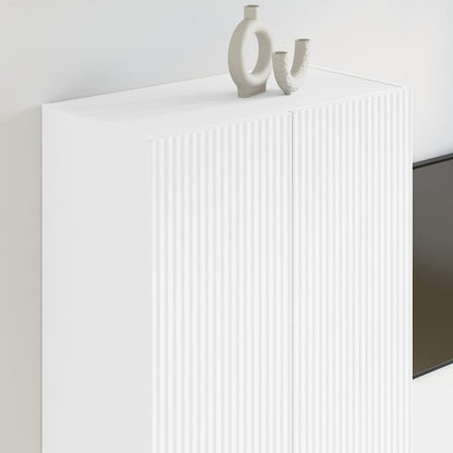 Mueble De Tv Montado En La Pared 59,5 X 31 X 100 Cm