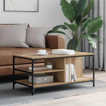 Mesa De Centro Madera Contrachapada 100X50X45 Cm