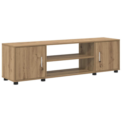 Conjunto De Mueble De Tv 4 Pcs Roble Artesanal