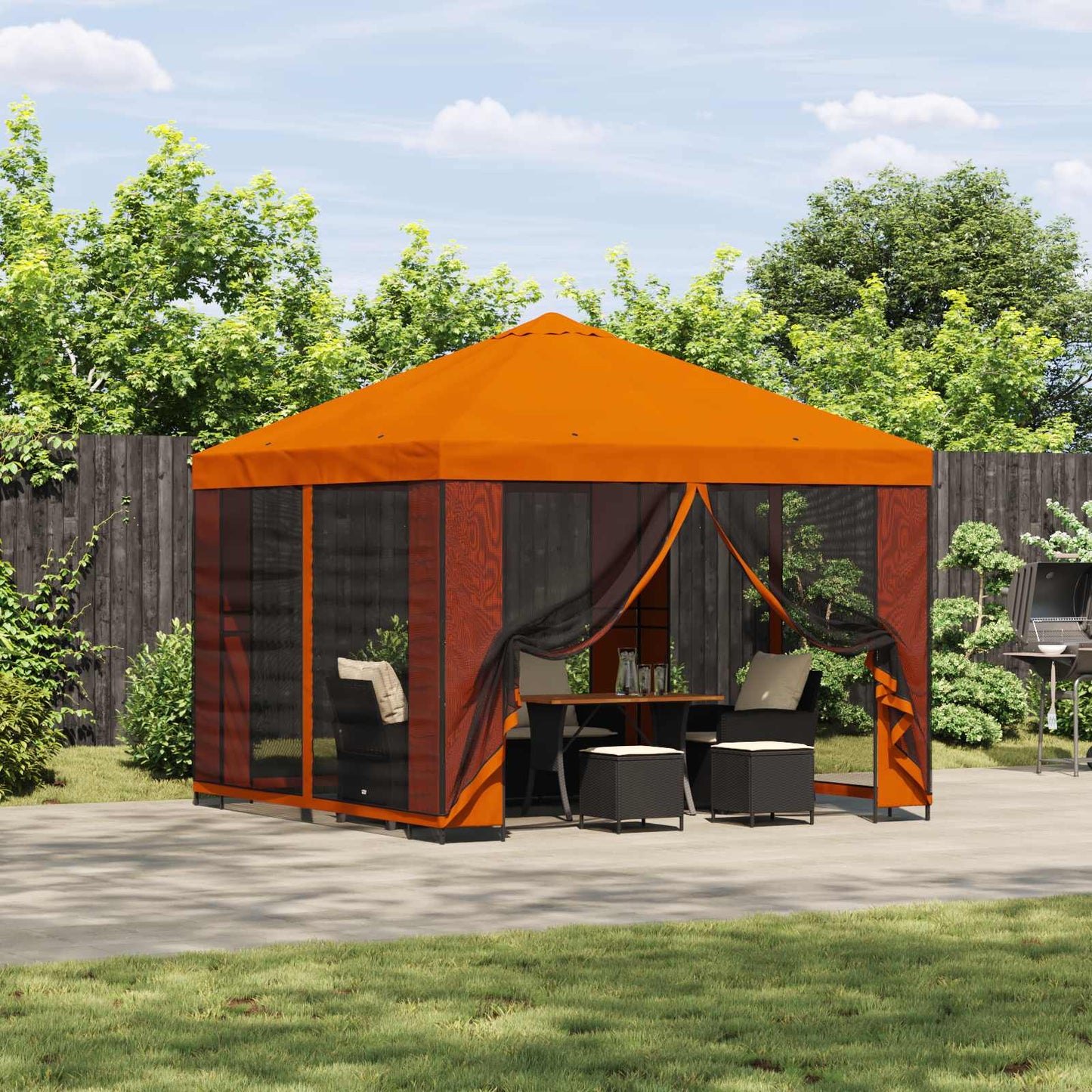 Cenador 3 X 3 M Poliéster Y Acero 190 Gsm