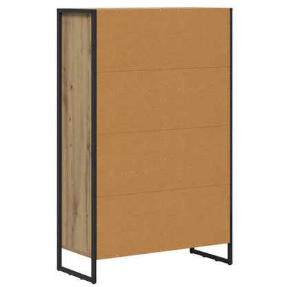 Estantería Para Libros Roble Artesanal 99,5 X 30 X 108,5 Cm