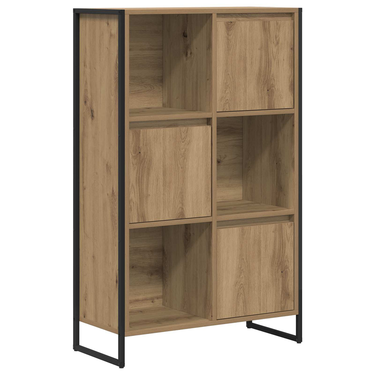 Estantería Para Libros Roble Artesanal 68 X 30 X 108.5 Cm