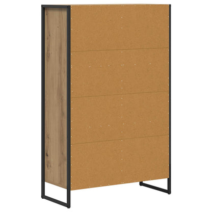 Estantería Para Libros Roble Artesanal 68 X 30 X 108.5 Cm