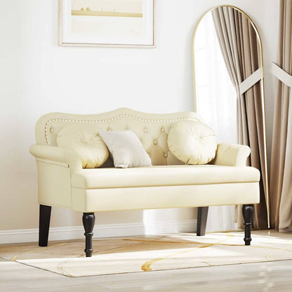 Banco Chesterfield 120.5 X 65 X 75 Cm Cuero Sintético