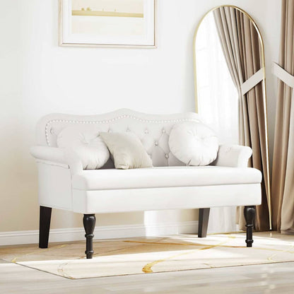 Banco Chesterfield 120.5 X 65 X 75 Cm Cuero Sintético