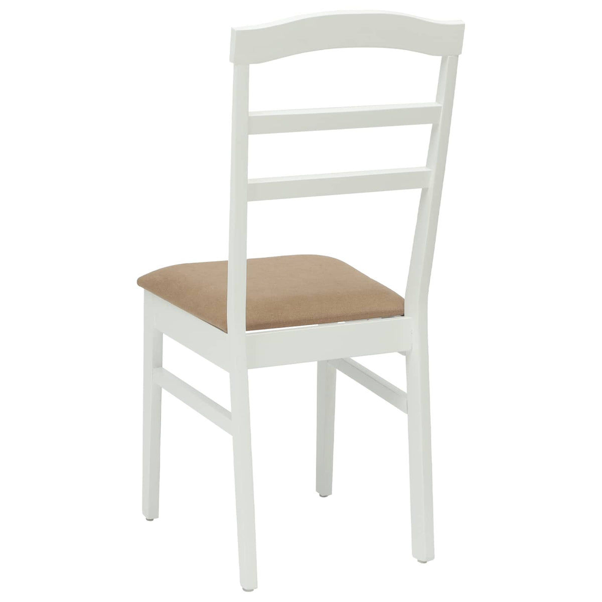 Silla De Comedor 2 Uds. Madera De Caucho Sólido