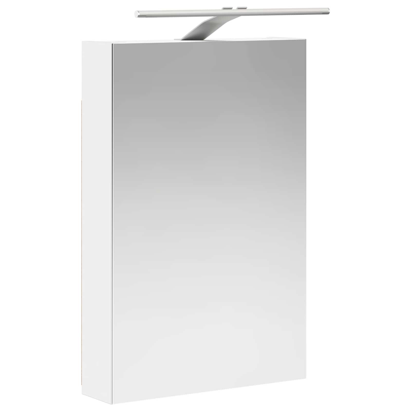 Armario Con Espejo De Baño Con Estante 40 X 10,5 X 60,5 Cm
