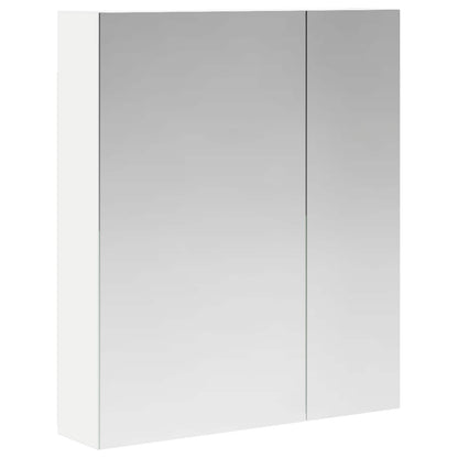 Armario Con Espejo De Baño Con Estante 60 X 14,5 X 70 Cm