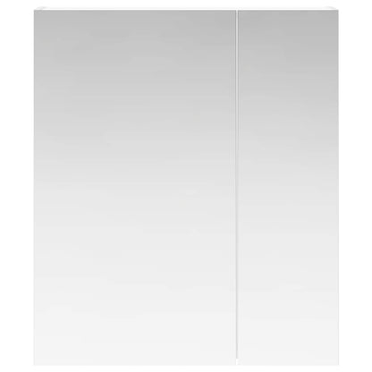 Armario Con Espejo De Baño Con Estante 60 X 14,5 X 70 Cm