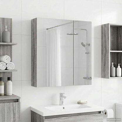 Armario Con Espejo De Baño 60 X 14,5 X 70 Cm