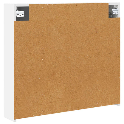 Armario Con Espejo De Baño Con Estante 80 X 14.5 X 70 Cm